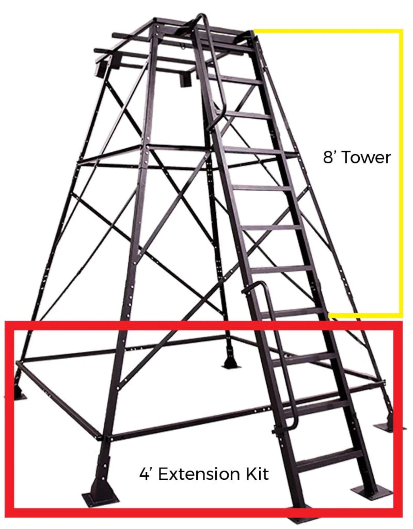Banks Outdoors 12' Steel Tower System - ST8TSST12TS