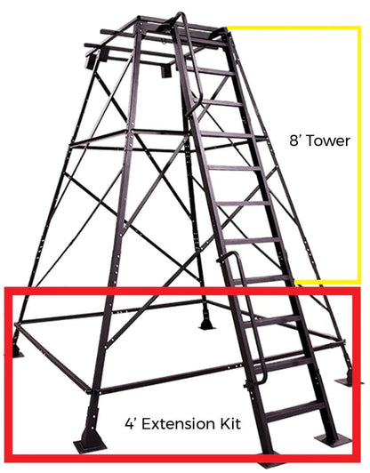 Banks Outdoors 12' Steel Tower System - ST8TSST12TS
