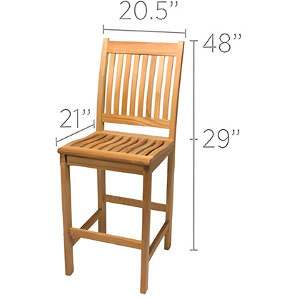 Royal Teak Collection Bar Chair - BARC