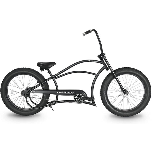 Tracer 26" Harman 1-Speed Classic Chopper Stretch Cruiser Fat Tire Bike