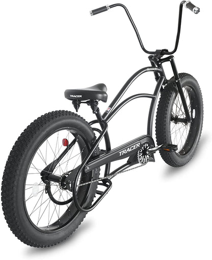 Tracer 26" Harman 1-Speed Classic Chopper Stretch Cruiser Fat Tire Bike