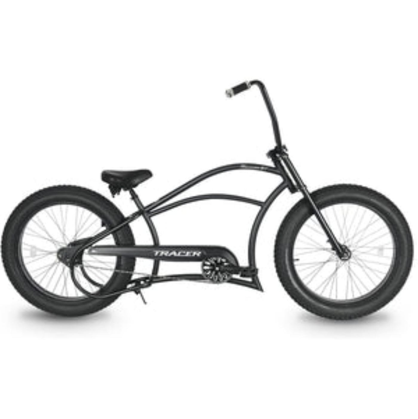 Tracer 26" Avalon GT Fat Tire Stretch Beach Cruiser Bike - MB-AVALON GT-BK/BK