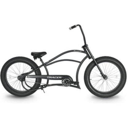 Tracer 26" Avalon GT Fat Tire Stretch Beach Cruiser Bike - MB-AVALON GT-BK/BK