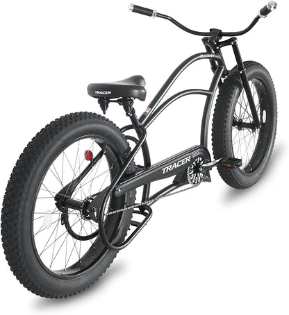 Tracer 26" Harman 1-Speed Classic Chopper Stretch Cruiser Fat Tire Bike