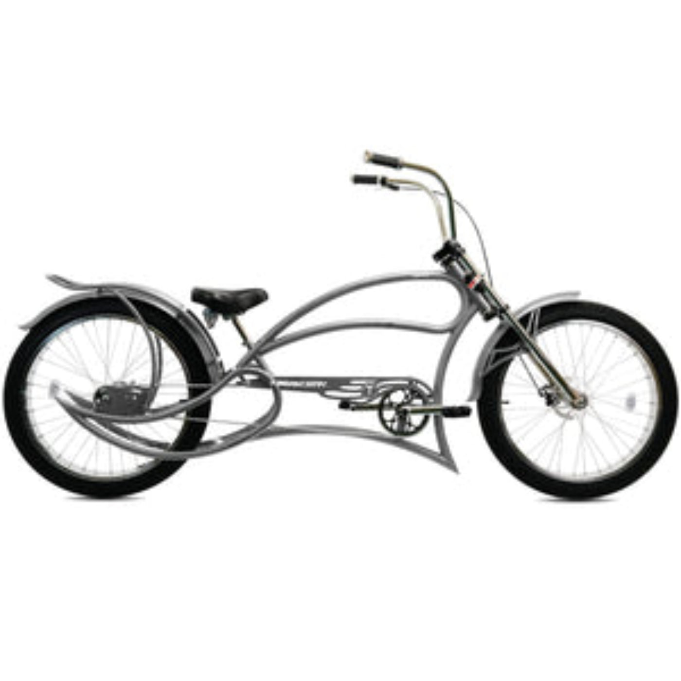 Tracer 26" Avalon GT Fat Tire Stretch Beach Cruiser Bike - MB-AVALON GT-BK/BK