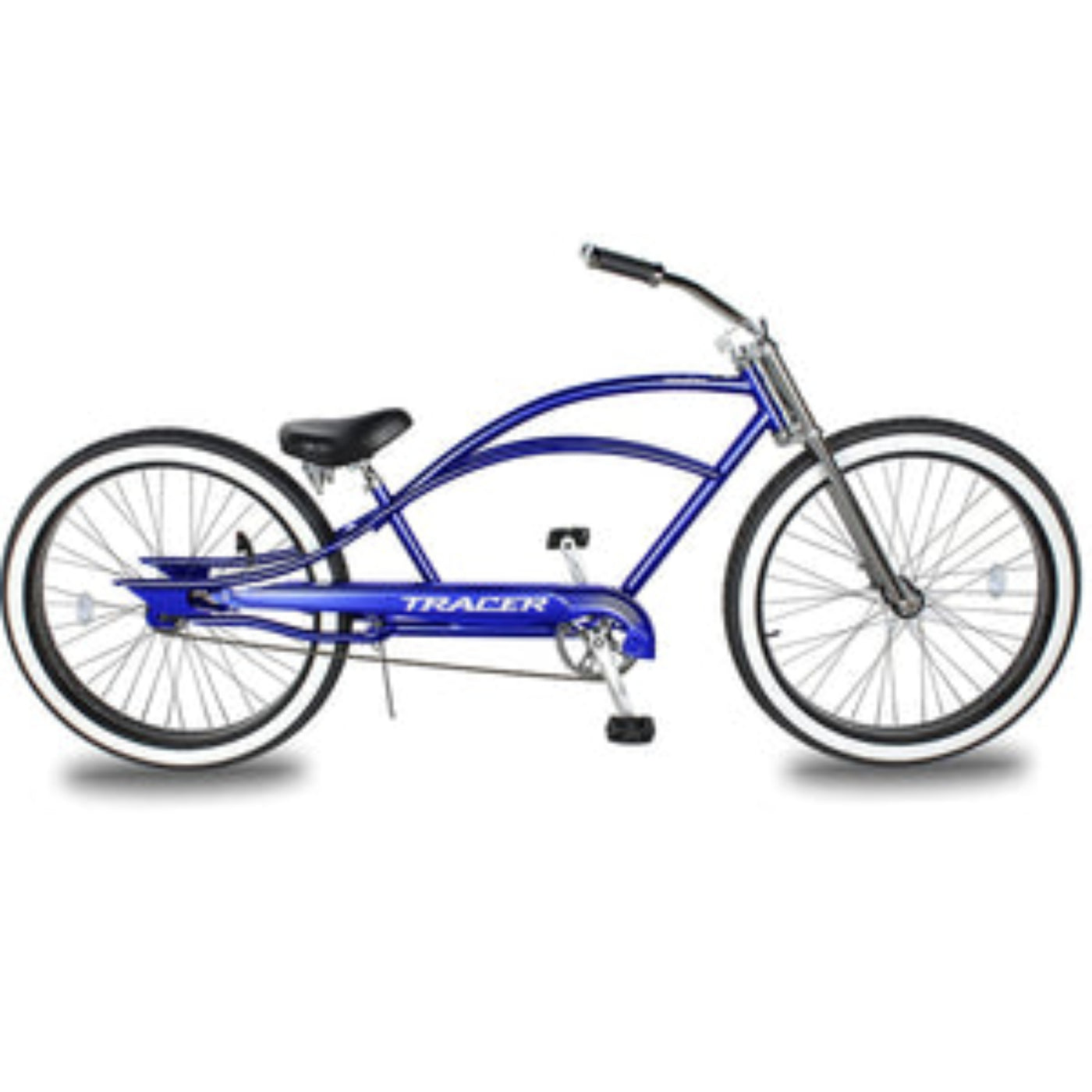 Tracer 26" Avalon GT Fat Tire Stretch Beach Cruiser Bike - MB-AVALON GT-BK/BK