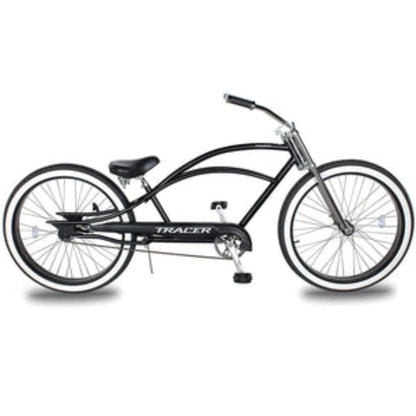 Tracer 26" Avalon GT Fat Tire Stretch Beach Cruiser Bike - MB-AVALON GT-BK/BK