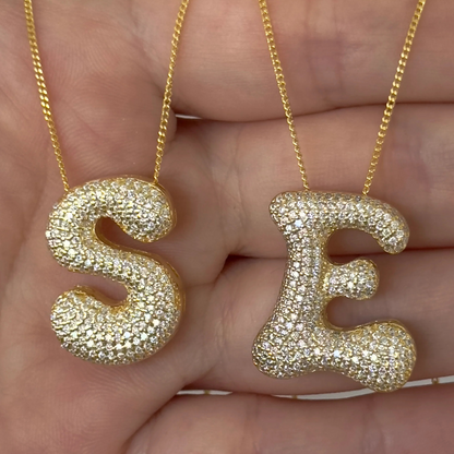 Initial Bubble Necklace