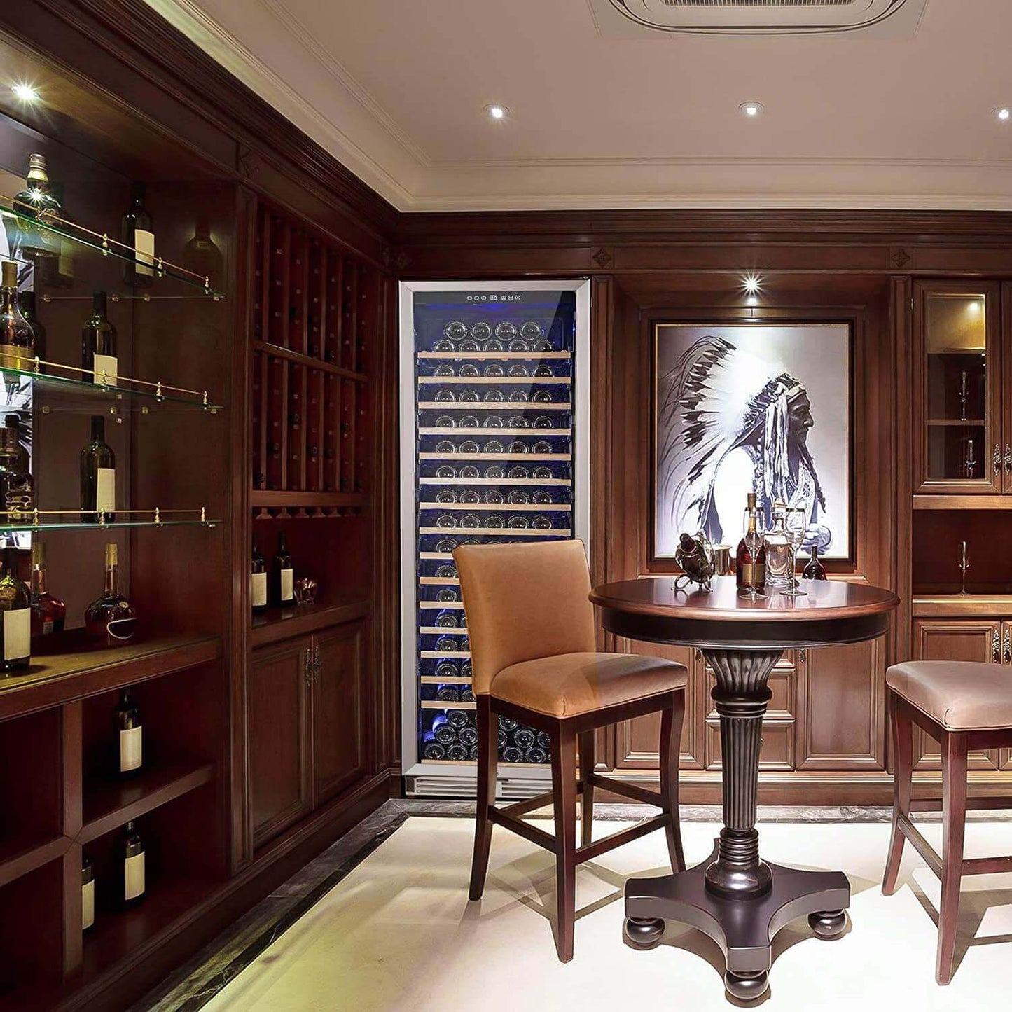 BODEGAcooler 24" Large Capacity 176 Bottles Wine Cooler Single Zone - YC-510A