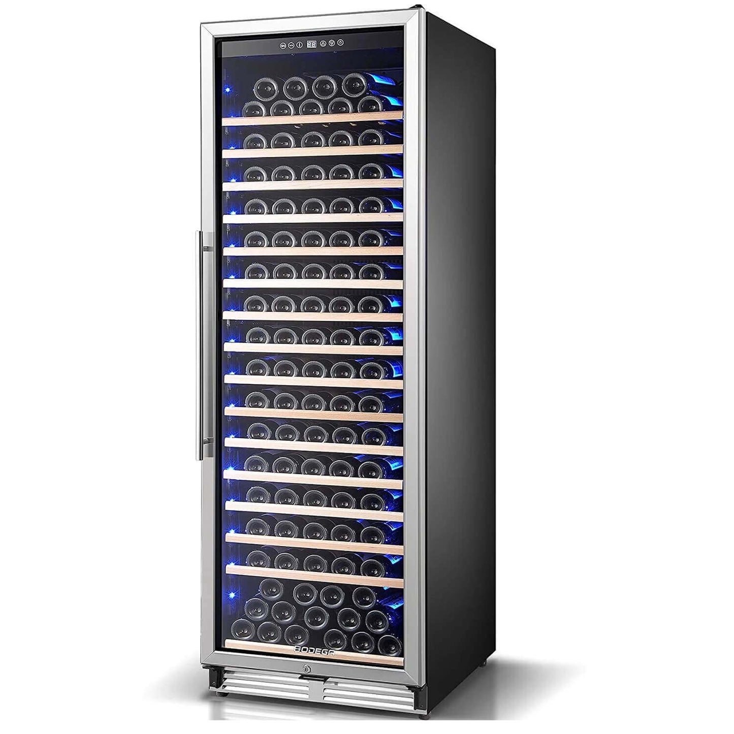BODEGAcooler 24" Large Capacity 176 Bottles Wine Cooler Single Zone - YC-510A