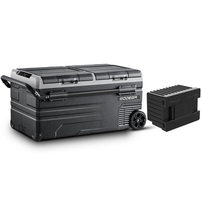 BODEGAcooler Large Portable Fridge 100qt/95L Dual Zone - TWW95