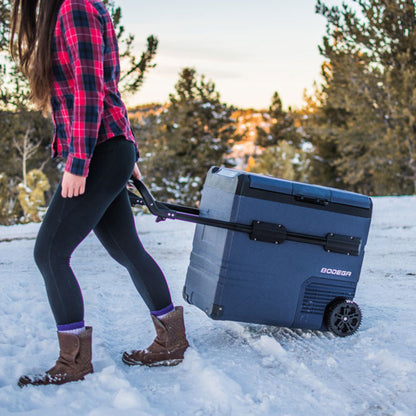 BODEGAcooler Portable Refrigerator 37qt/35L Dual Zone on Wheels - TWW35