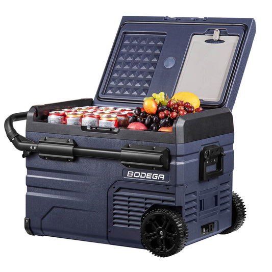 BODEGAcooler Portable Refrigerator 37qt/35L Dual Zone on Wheels - TWW35