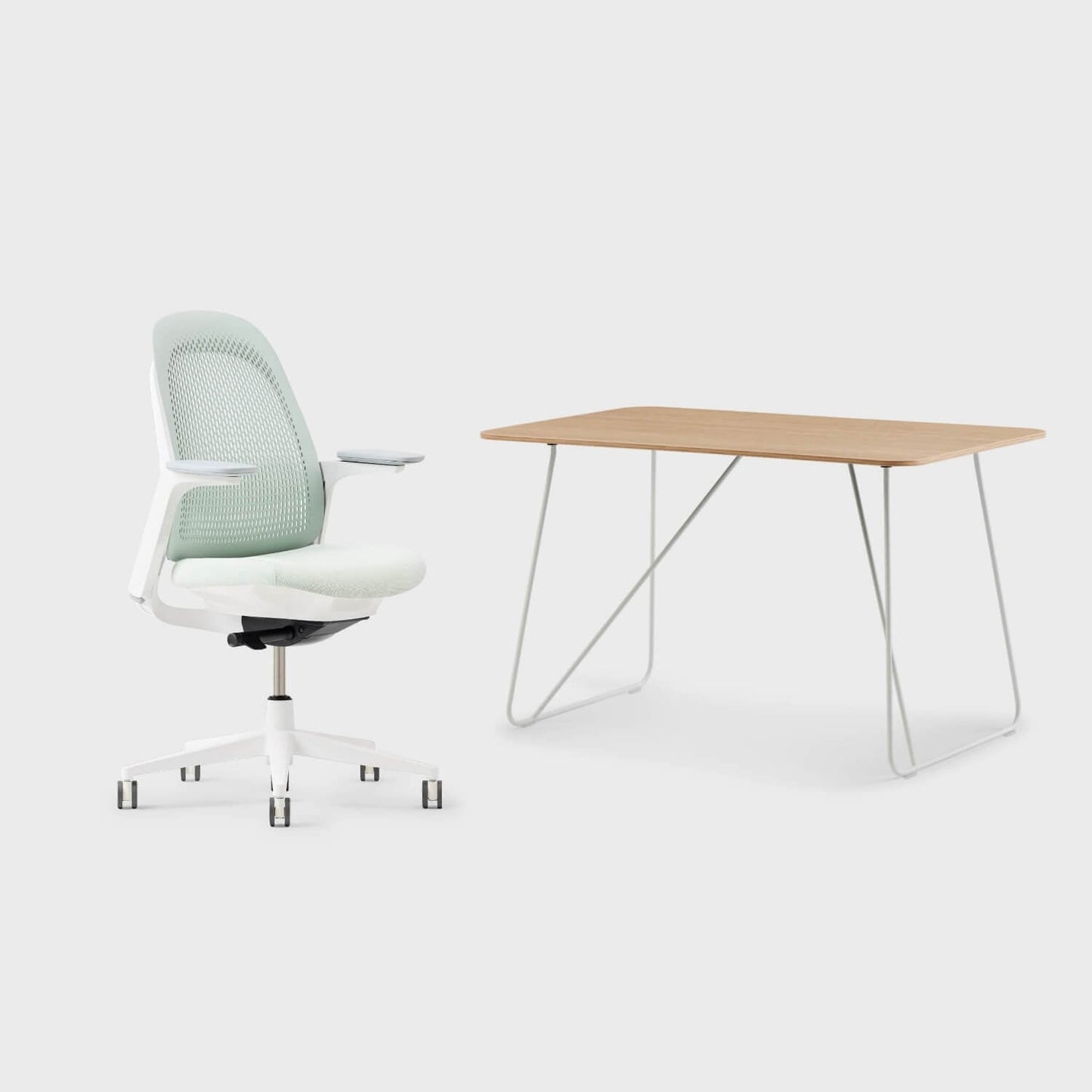 Breck Office Chair & Market Desk Set