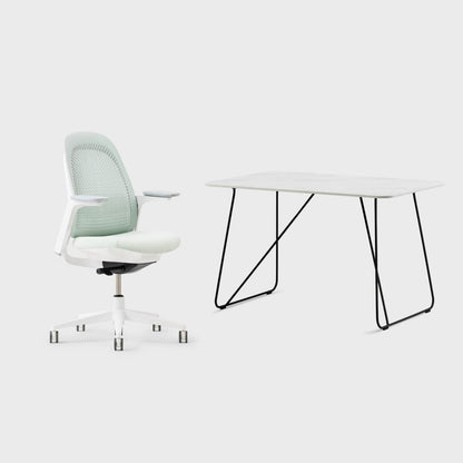 Breck Office Chair & Market Desk Set