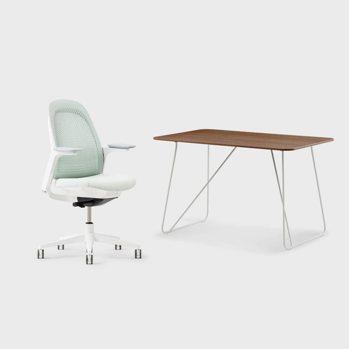 Breck Office Chair & Market Desk Set