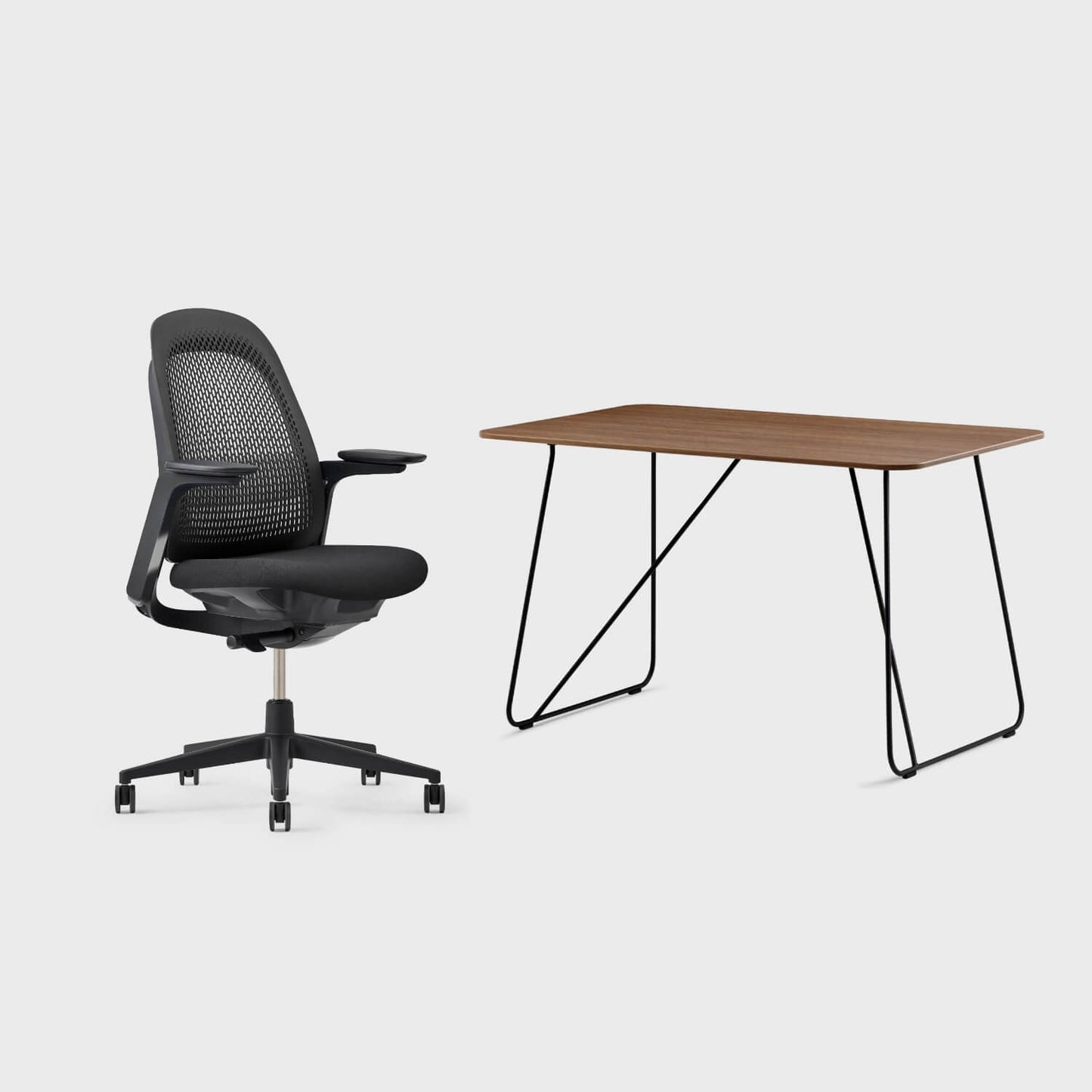 Breck Office Chair & Market Desk Set