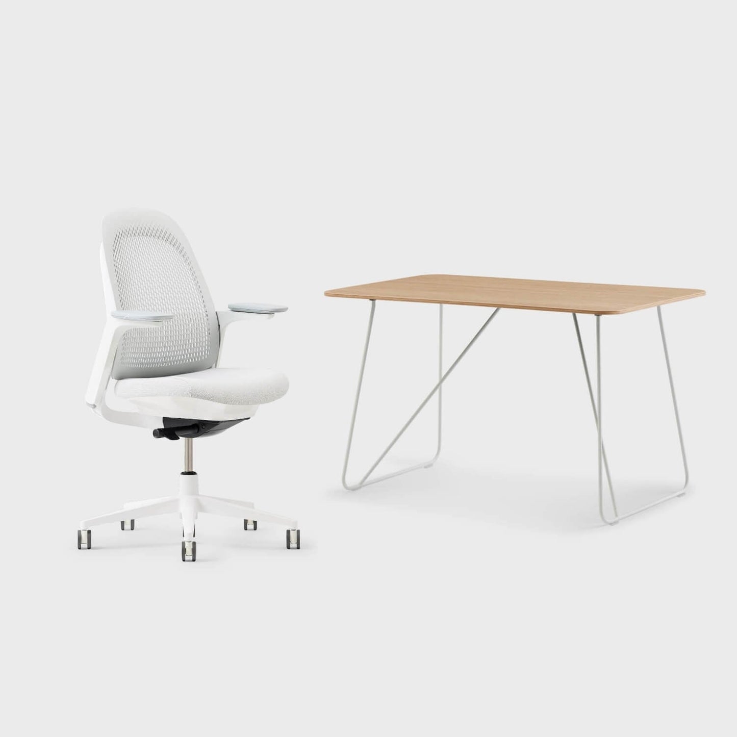 Breck Office Chair & Market Desk Set
