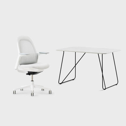 Breck Office Chair & Market Desk Set