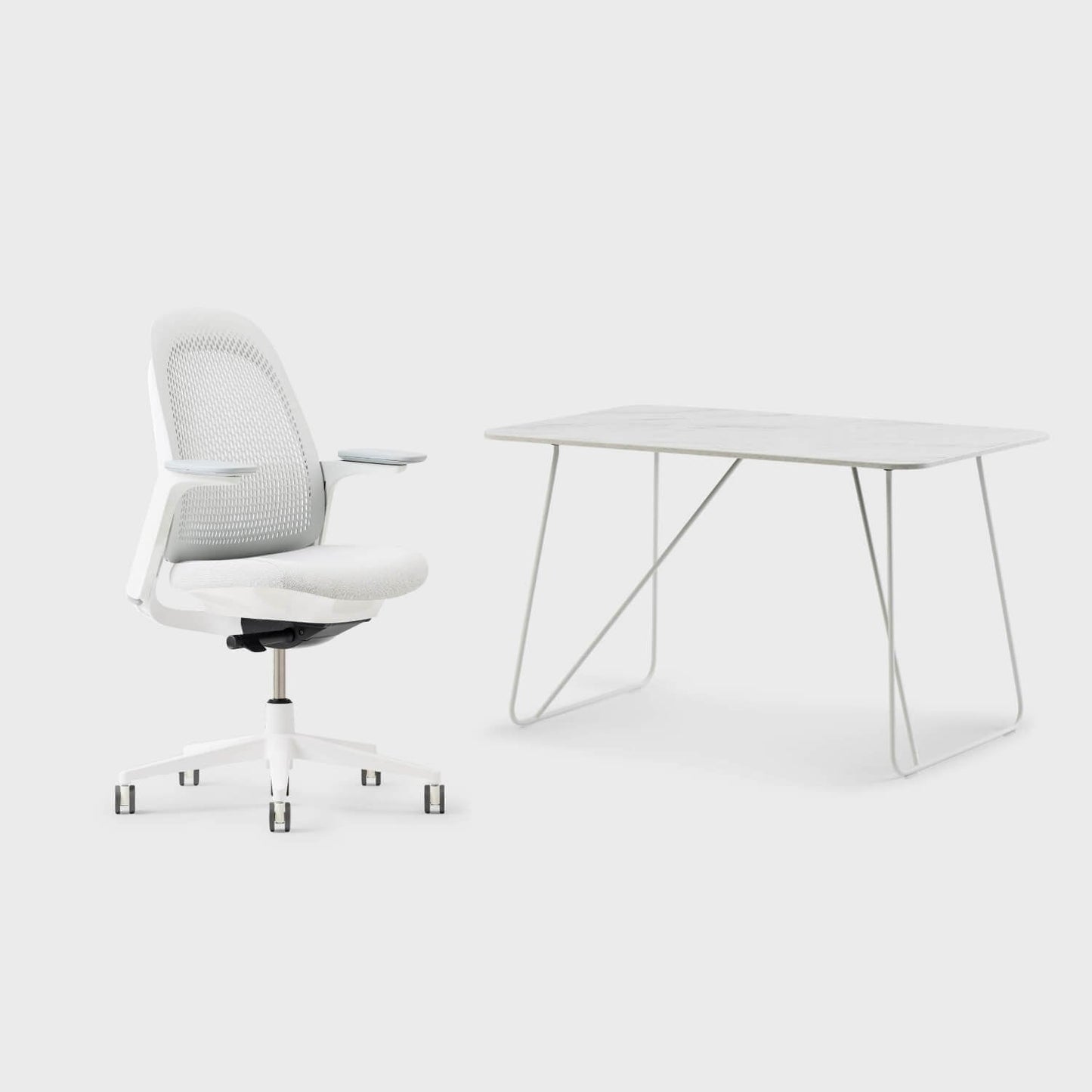 Breck Office Chair & Market Desk Set