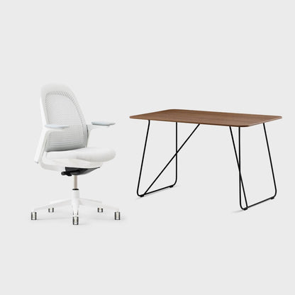 Breck Office Chair & Market Desk Set
