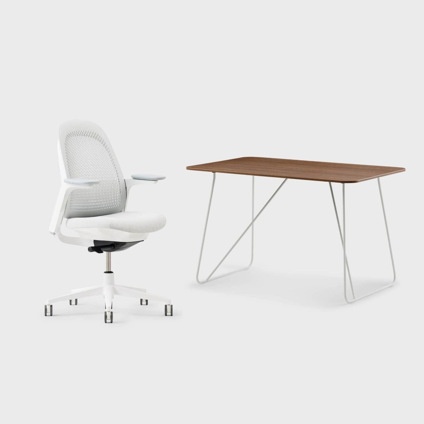 Breck Office Chair & Market Desk Set