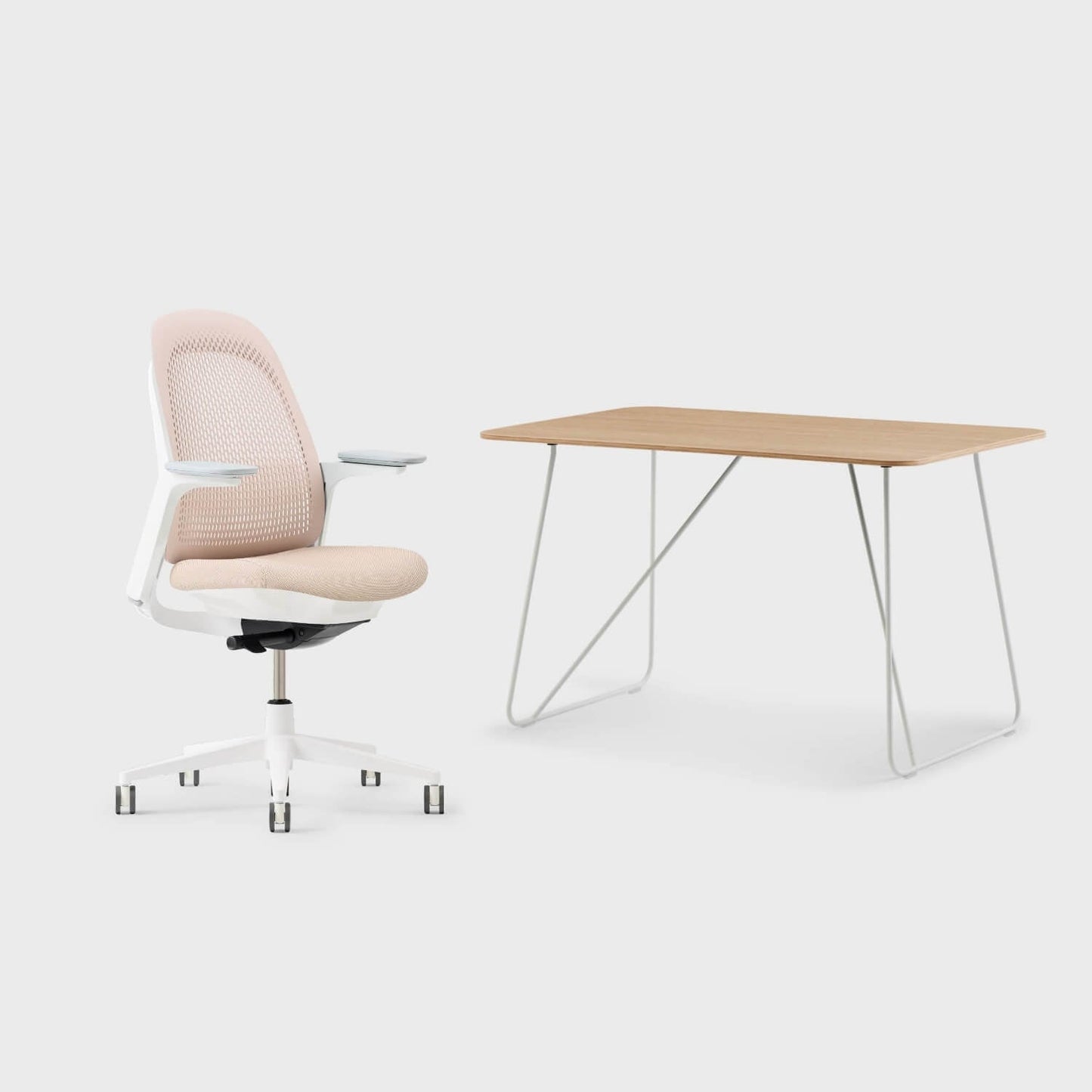 Breck Office Chair & Market Desk Set