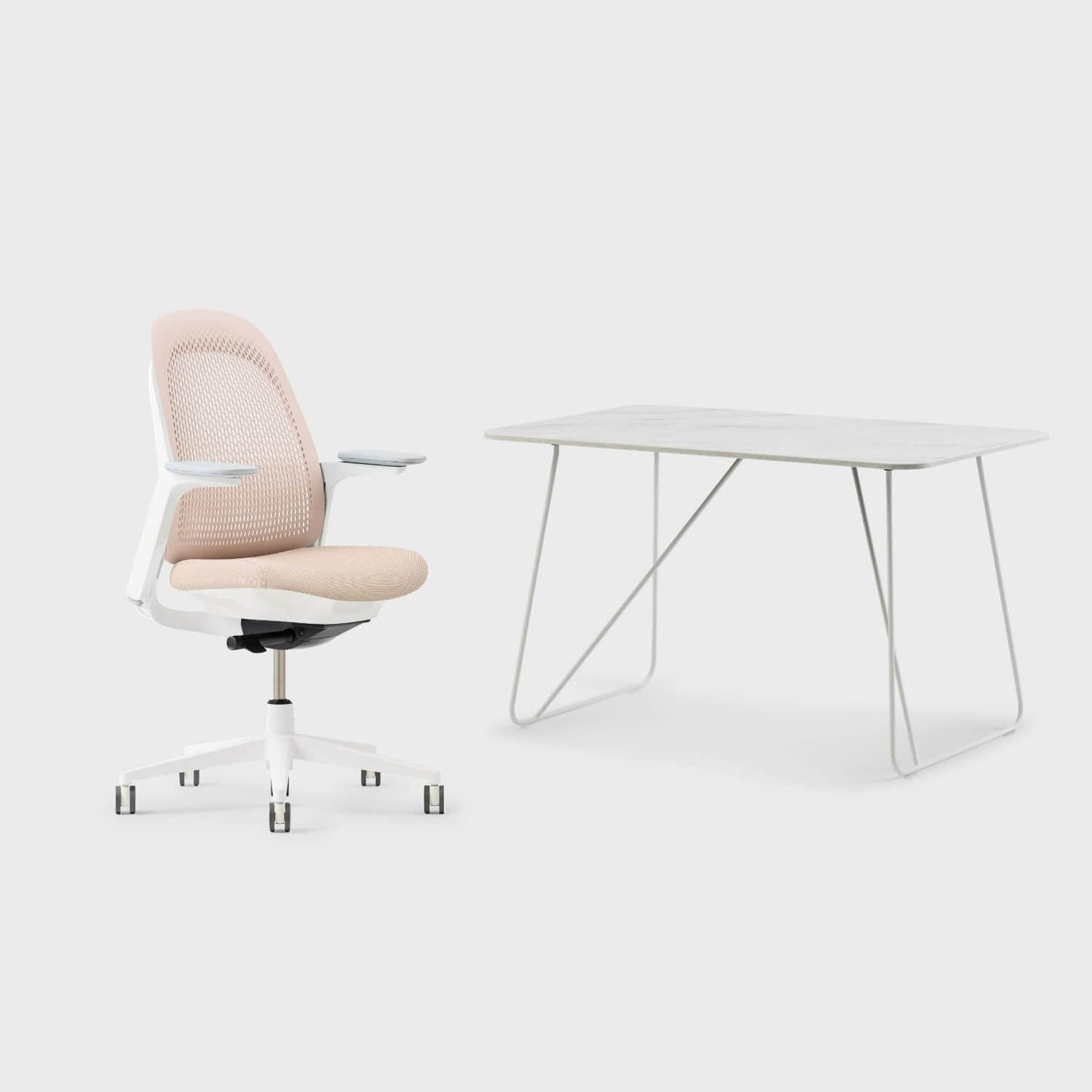 Breck Office Chair & Market Desk Set