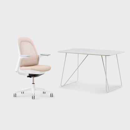 Breck Office Chair & Market Desk Set