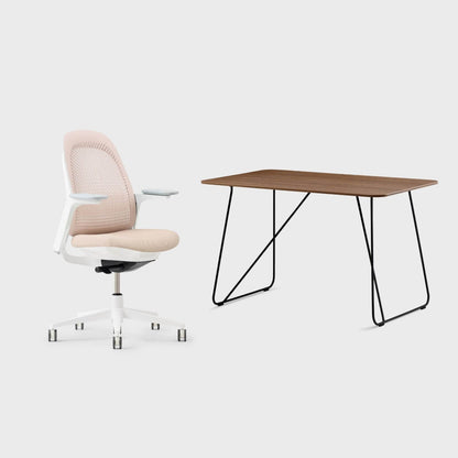 Breck Office Chair & Market Desk Set