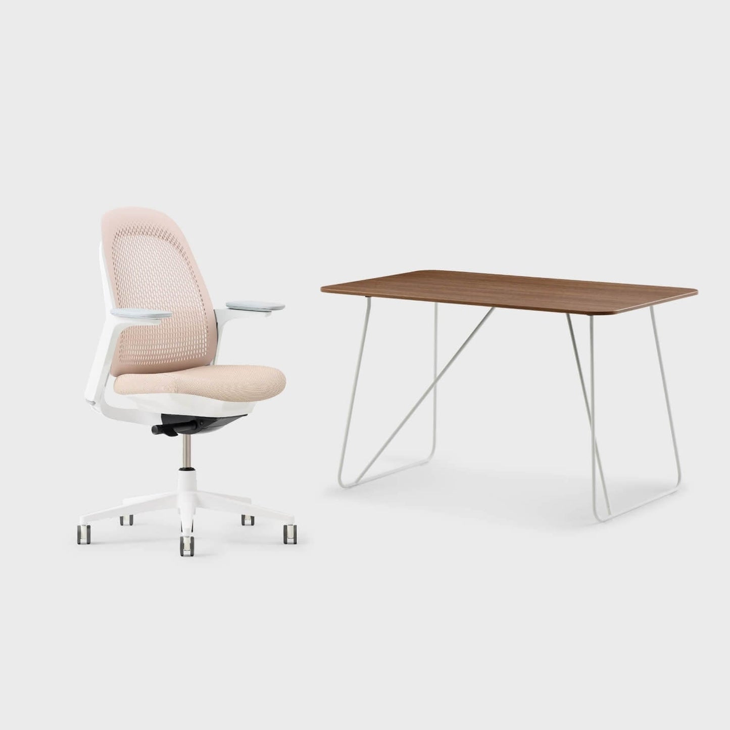 Breck Office Chair & Market Desk Set
