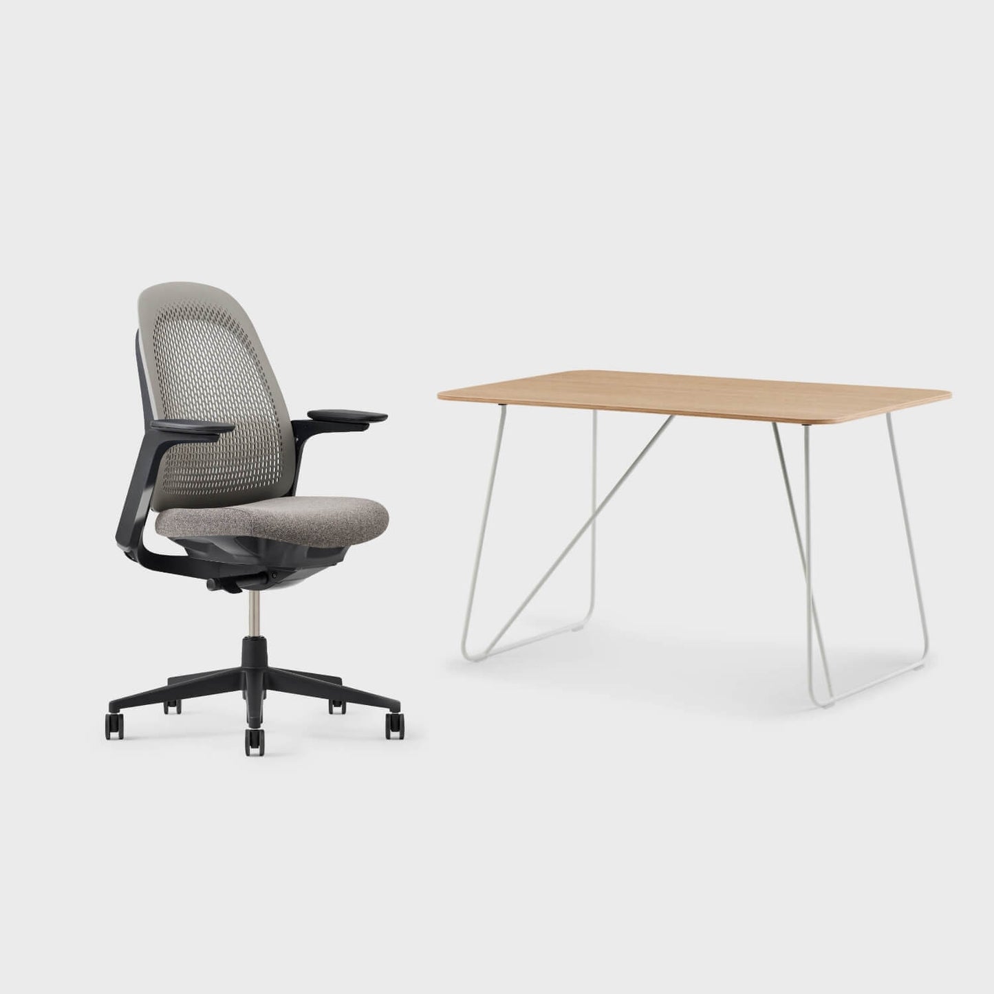 Breck Office Chair & Market Desk Set
