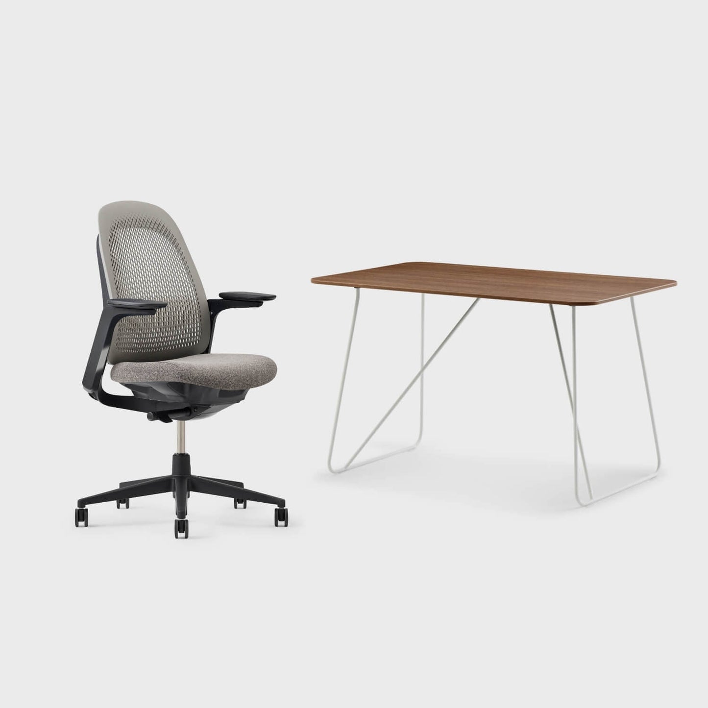 Breck Office Chair & Market Desk Set