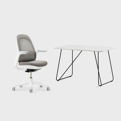 Breck Office Chair & Market Desk Set