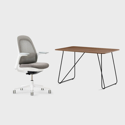 Breck Office Chair & Market Desk Set