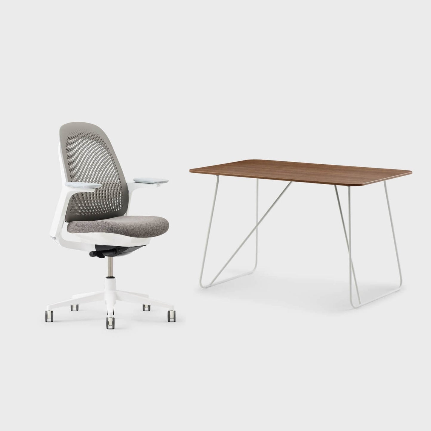 Breck Office Chair & Market Desk Set