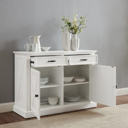 Crosley Clifton Sideboard Distressed-White - CF4210-WH