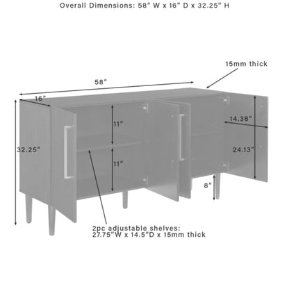 Crosley Everett Sideboard - CF4214