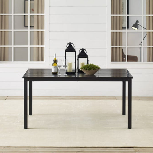 Crosley Kaplan 60 Inch Outdoor Metal Dining Table Oil-Rubbed Bronze - CO6215-BZ