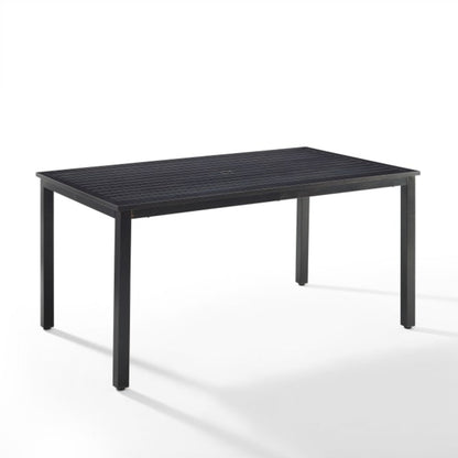 Crosley Kaplan 60 Inch Outdoor Metal Dining Table Oil-Rubbed Bronze - CO6215-BZ