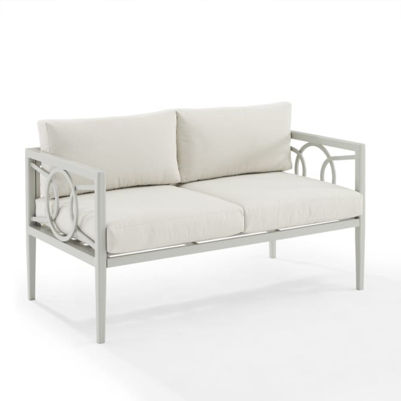 Crosley Ashford 2pc Outdoor Metal Conversation Set - CO7350GY-CR