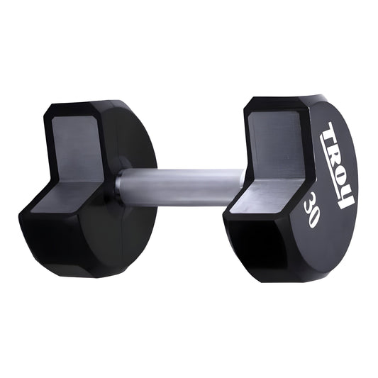 TROY Urethane Dumbbell Set with Racks - COMMPAC-TSDU100