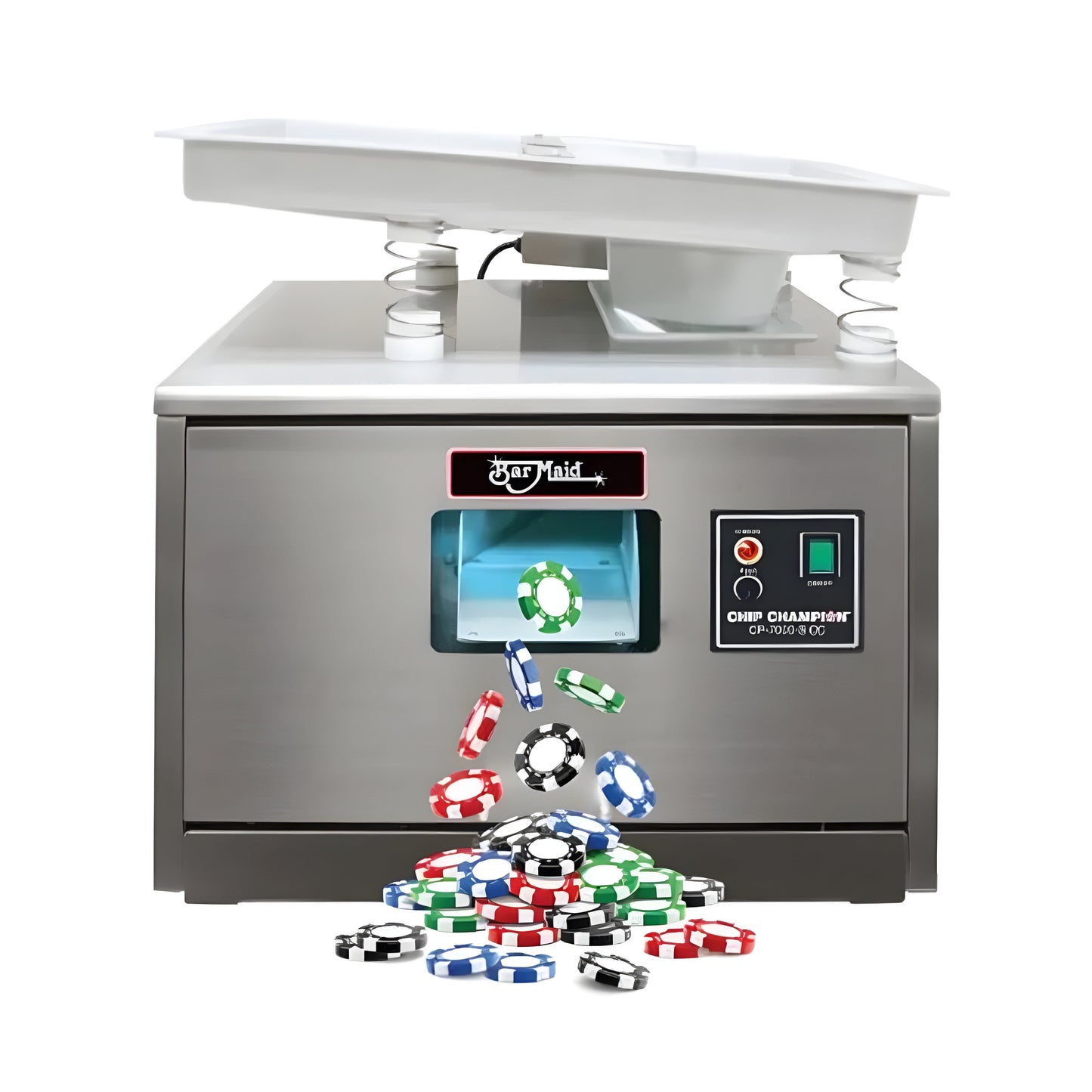 Bar Maid By Winco Bar Maid CP-7000-S Automatic Feeding Polisher For Cutlery or Casino Chips - CP-7000-S