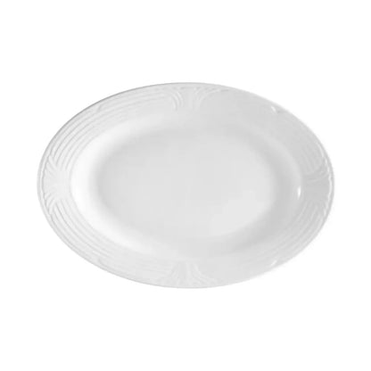 CAC China  Oval Platter 16 1/2" Case of 12 Pcs -CRO-61