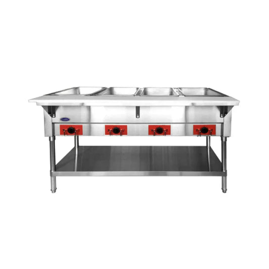 Atosa CSTEA-4 2000W/120V Electric Steam Table, 4 Open Wells - CSTEA-4