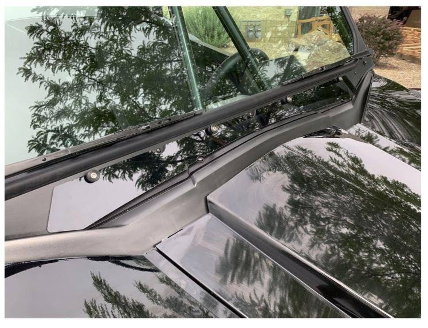 UTVZILLA Textron Wildcat XX Vented Glass Windshield with Wipers (2018-2020) - ZL-WCXX-WS-GLS-BLK-Y