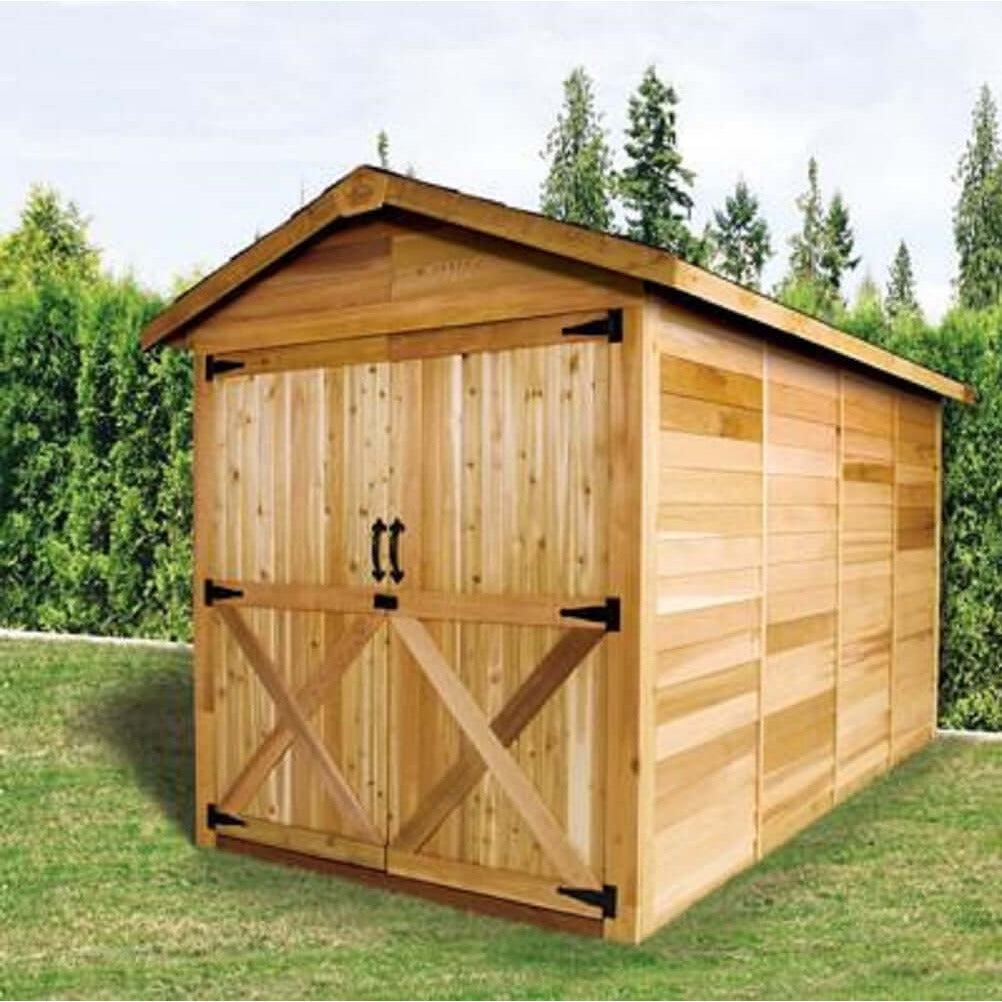 Cedarshed Rancher Large Shed Kit and Storage Solution - R66