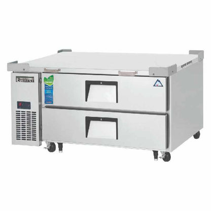 Everest Commercial 48" Chef Base Refrigerator 2 Drawers - ECB48D2