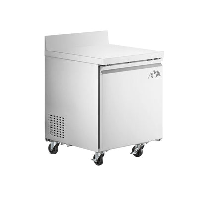 Chef AAA Commercial 27" Undercounter Refrigerator  with Splash Guard 5.5 cu.ft. - SS-UCSG-27R-HC