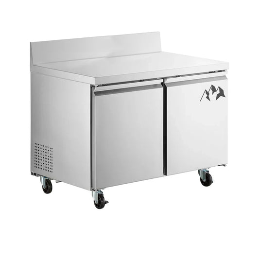 Chef AAA Commercial 48" Undercounter Freezer with Splash Guard 12 cu.ft. - SS-UCSG-48F-HC